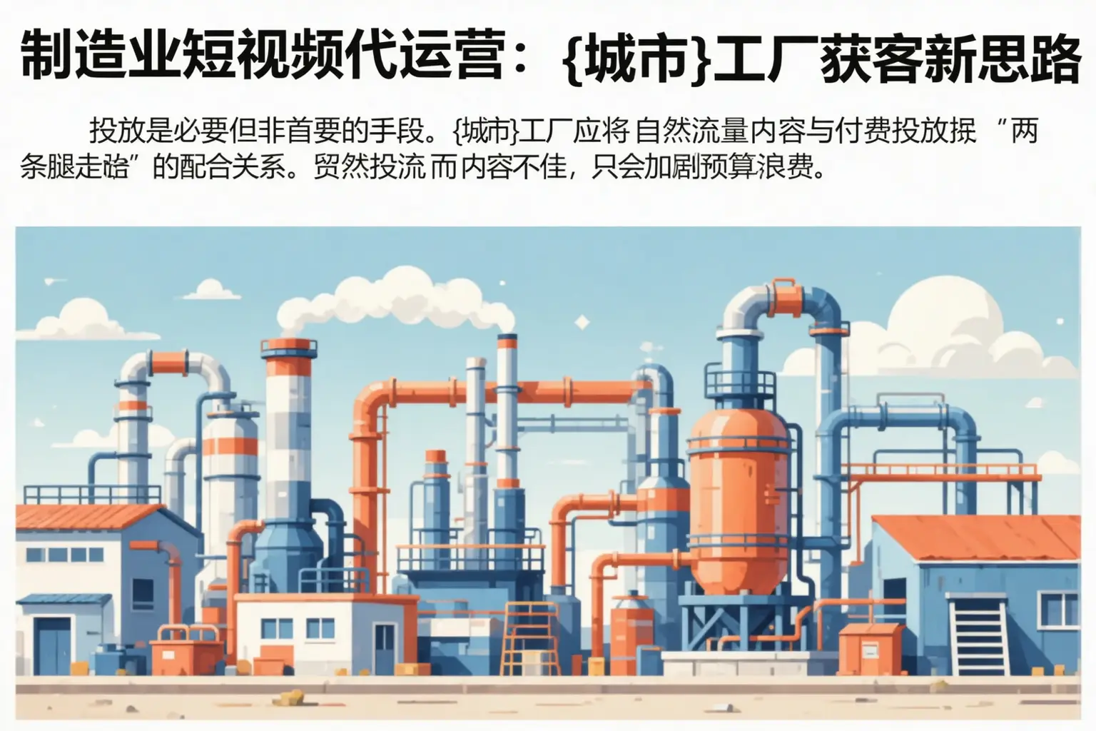 制造业短视频代运营：高陵工厂获客新思路